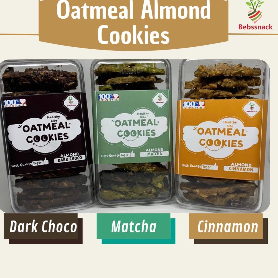 

STAR BRANDS Oatmeal Almond Cookies/Kue Gandum/Healthy Snack/ 230gram murah