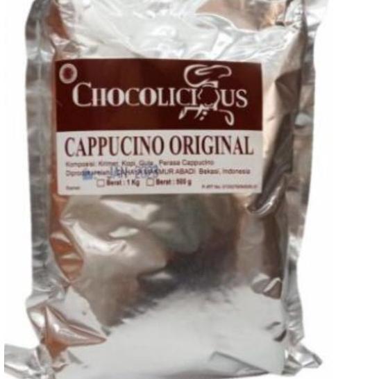 

Termurah BUBUK CAPUCCINO CHOCOLICEOUS 1KG 