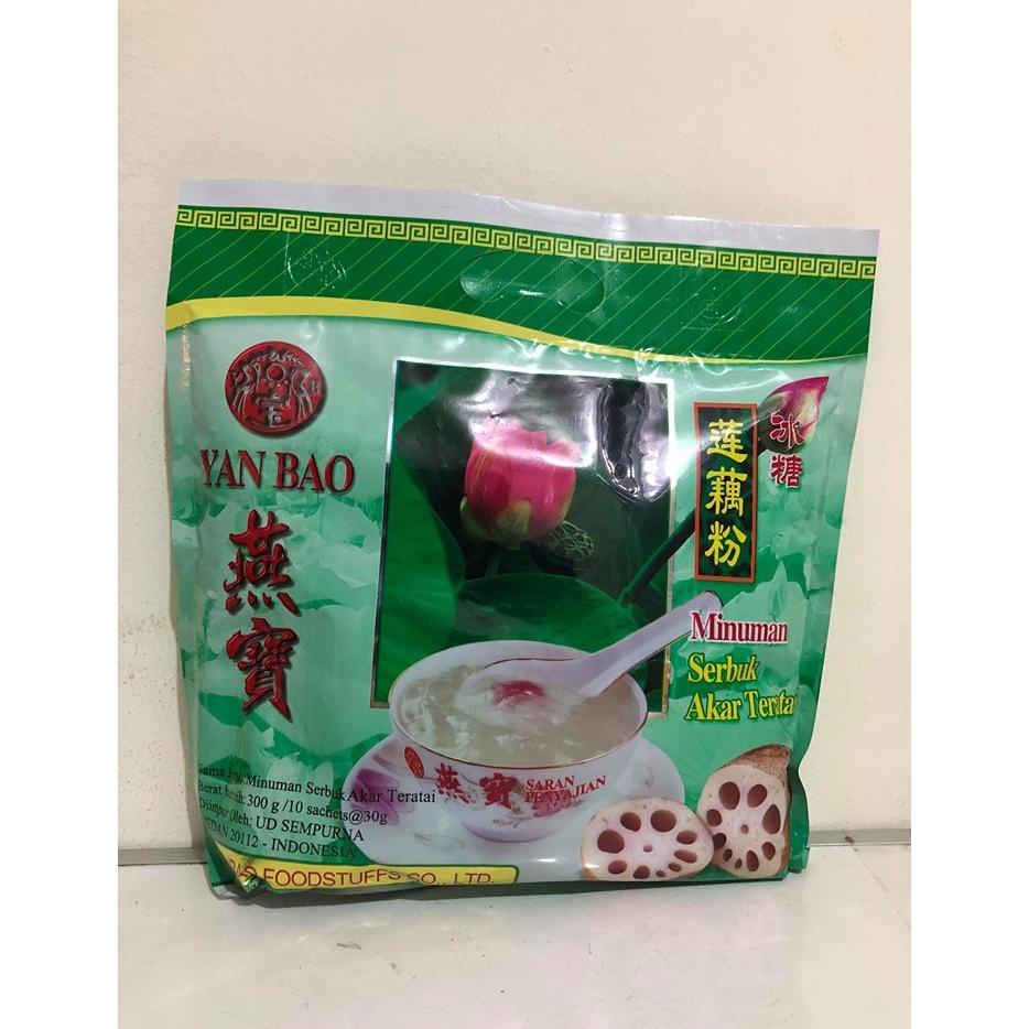 

Terbaru! Yan Bao Minuman Serbuk Akar Teratai/ rock sugar lotus root starch 300g !