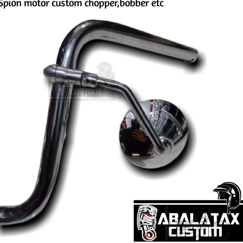 Terjangkau Kaca spion motor custom chopper,bobber,spion motor custom, kaca spion motor ,spion motor 