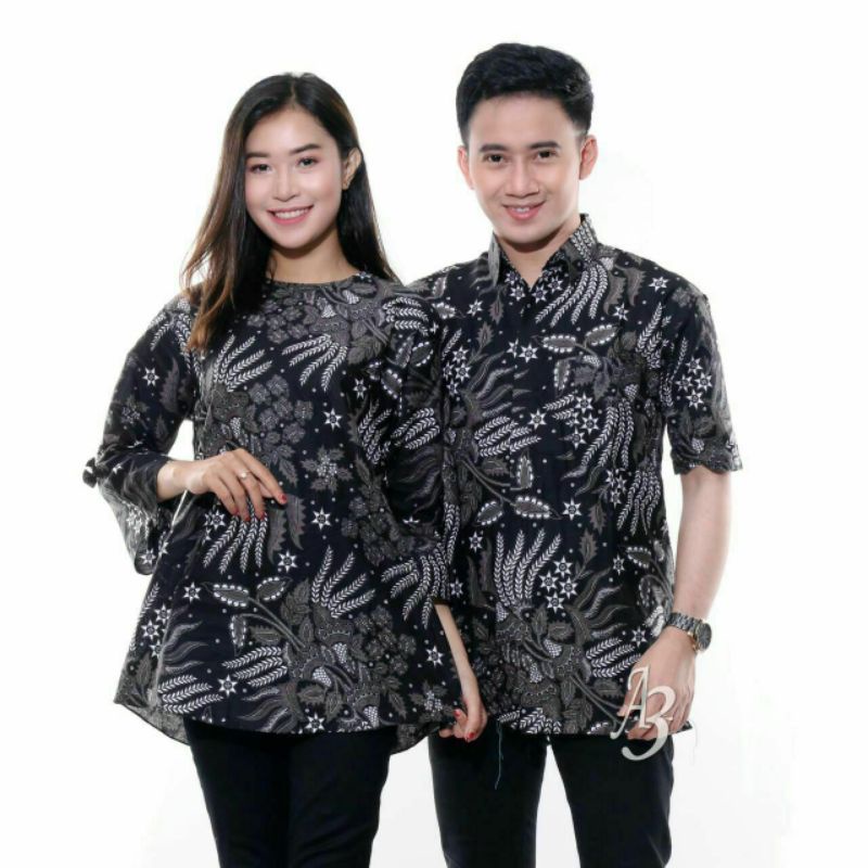 Pakaian Couple Set Batik Sarimbit Motif Kersana