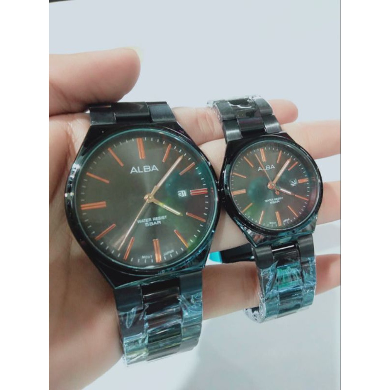 JAM TANGAN COUPLE AB TANGGAL AKTIF