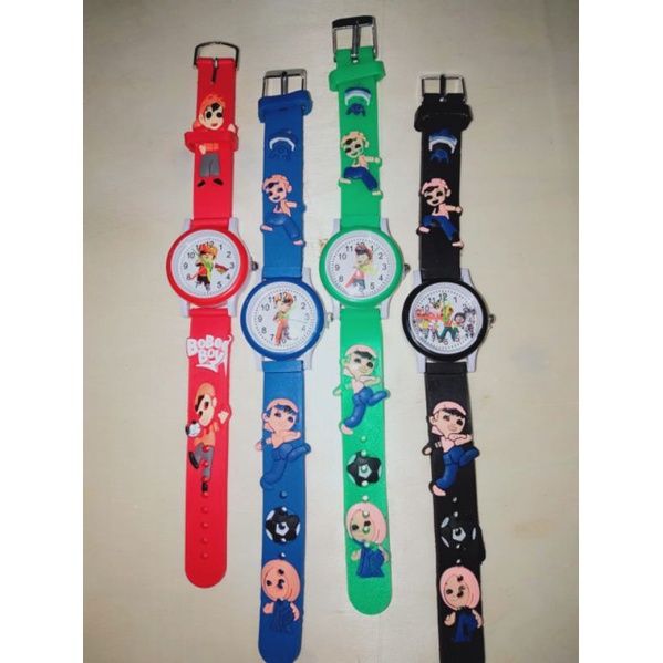 TERMURAH JAM TANGAN ANAK KARAKTER RUBBER RING