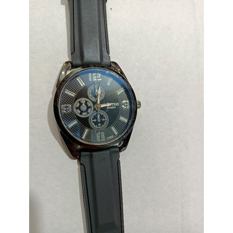 JAM TANGAN PRIA JAM TANGAN FASHION KARET ANALOG TALI RUBBER