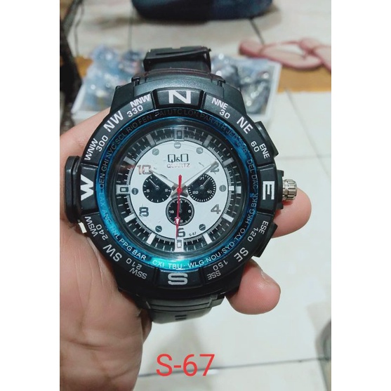 Jam Tangan Pria Sporty Antiair  QO Analog (kode 67)