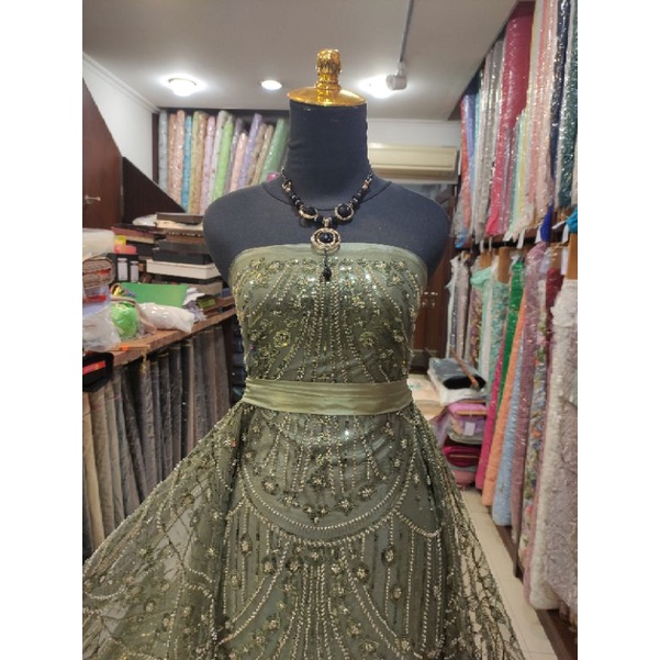 Kain Tile Ziad Nakad Sequin Dress Sapto Payet Army