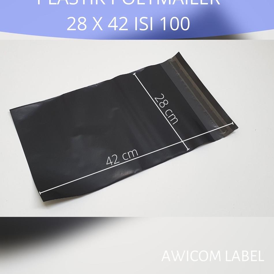 

Serbu 28x42 POLYMAILER Plastik Packing ukuran 28 x 42 cm isi 100 Penjualan Hemat