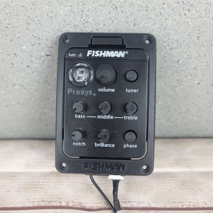 Preamp Amplifier Gitar AkustikEQ Tuner - FISHMAN EQ-201