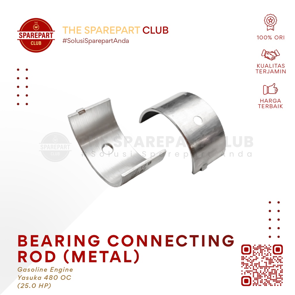 Metal Jalan Engine Yasuka GX480 GX 480 T OC - Connecting Rod Bearing CPM