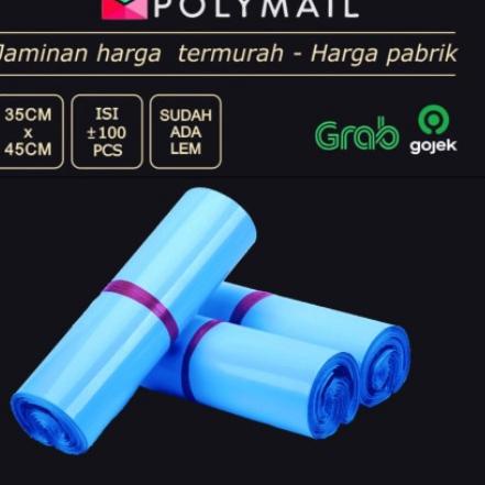 

Dikirim POLYMAILER ±100PCS 35x45CM BIRU LANGIT GLOSSY PLASTIK POLYMAILER SKY BLUE Hot Price