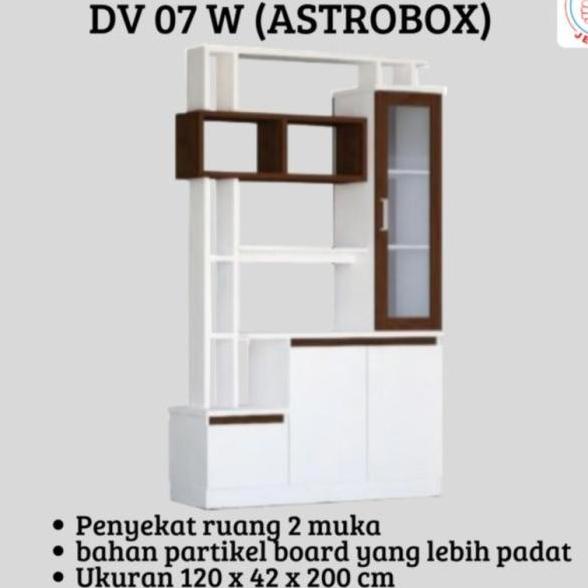 Divider Partisi Penyekat Pembatas Ruangan Minimalis Buffet Lemari Hias