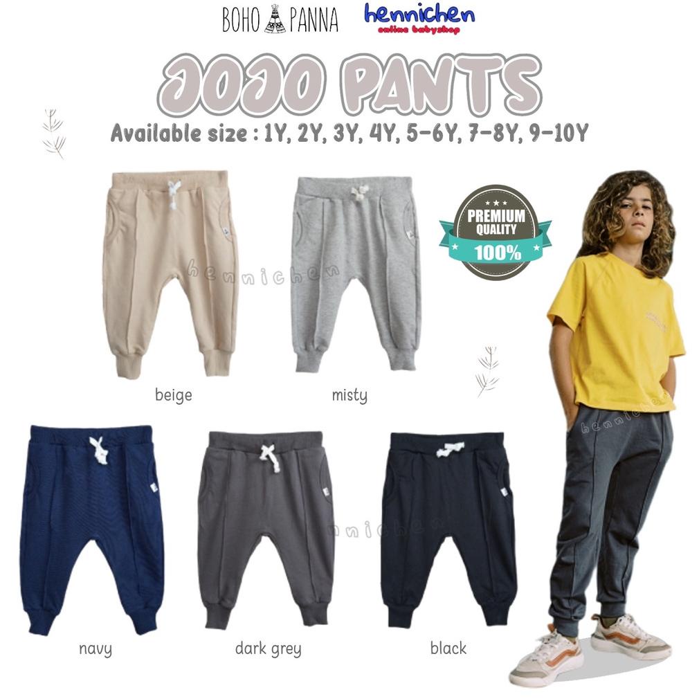 BOHOPANNA JOJO TEE BAJU PENDEK ATASAN ANAK JOJO PANT CELANA PANJANG ANAK BOHO BABY 1-10 TAHUN