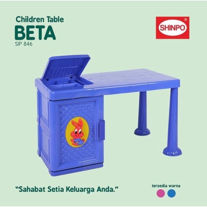 Terlaris Meja Belajar Anak Shinpo - Beta (Satu Set)