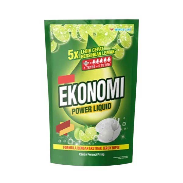 EKONOMI POWER LIQUID JERUK NIPIS POUCH 650 ML
