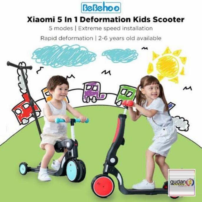 BEBEHOO 5 IN 1 KIDS SCOOTER OTOPED