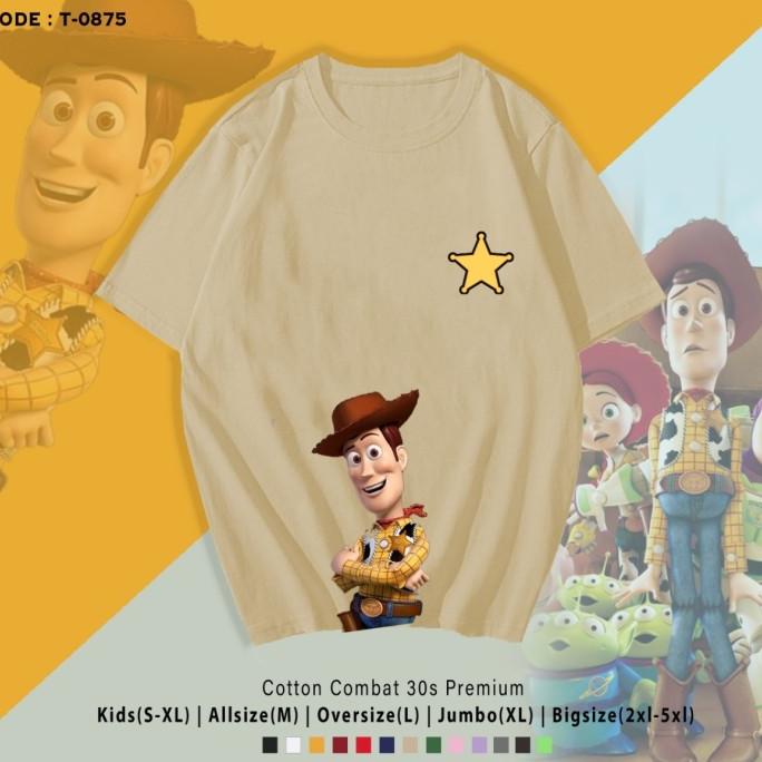 KAOS DEWASA WOODY TOYS STORY/T-SHIRT WOODY TOYS STORY