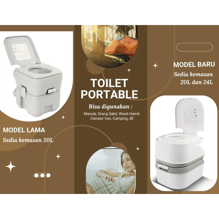 Pispot Toilet Portable | Manula | Orang Sakit | Hamil | Travelling |Campingg