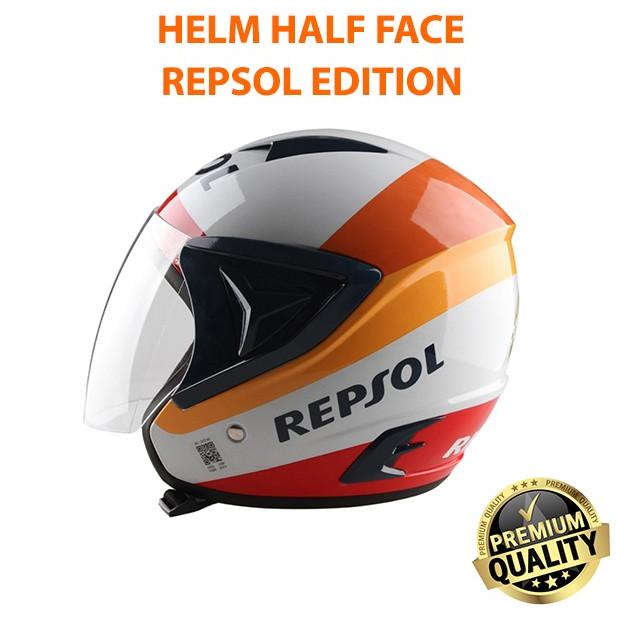 HELM HALF FACE REPSOL SNI EDISI REPSOL DEWASA