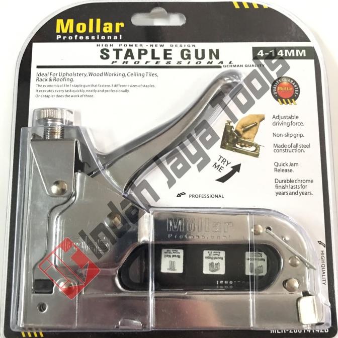 

Staples Gun Tacker Mollar 3 In 1 / Staple Jok Tembak Hekter 3 Way