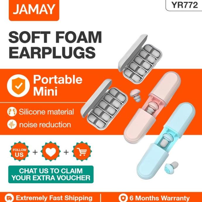 JAMAY YR772 3 Layers Sleep Earplugs / Soft Silicone Earplugs