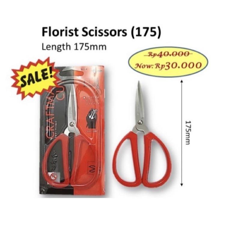 

[NEW ARRIVAL !!!] Gunting Bunga Murah Florist Scissors 175 Perlengkapan Floral Barang Florist Supply Sistsini [KODE 684]