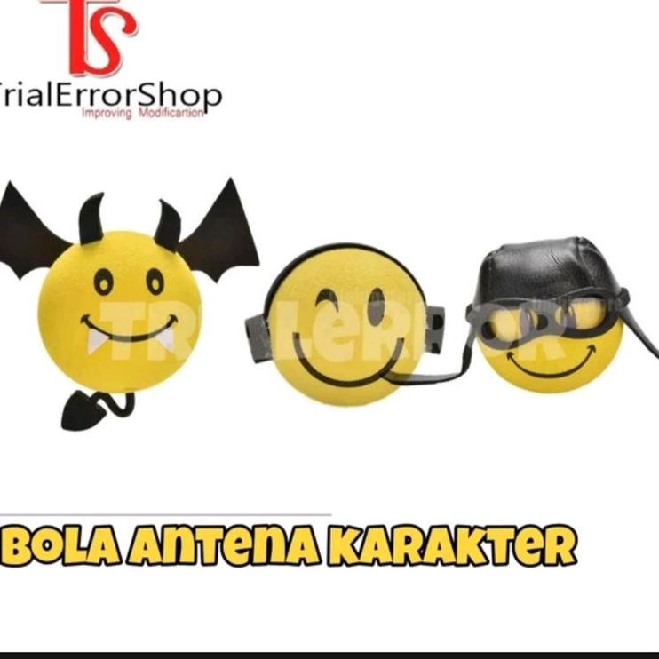 [MURAH ] Termurah Happy Ball Bola Antena Mobil / Boneka Antena Mobil / Bola Antena Mobil [KODE 572]