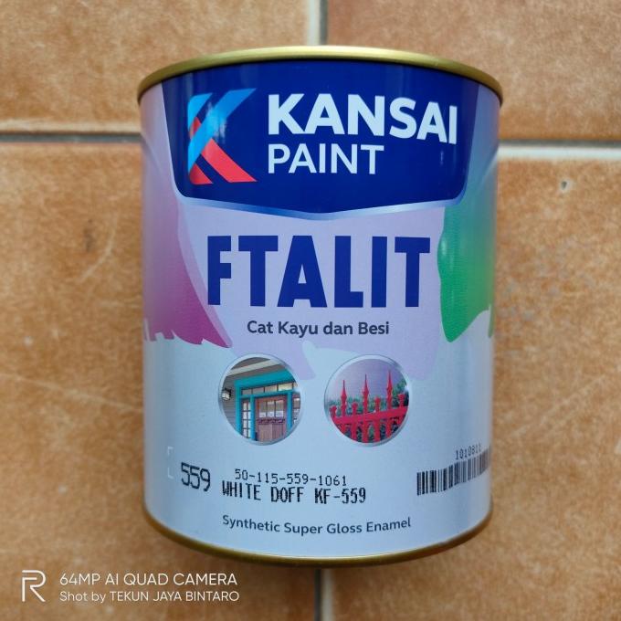 Terbaru!!! Cat Ftalit 559 White Doff 1Kg