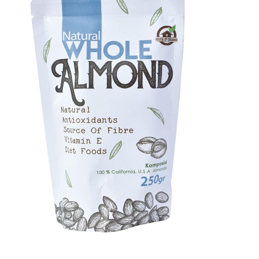 

Promo ✅⭐ Natural Whole Almond 250 Gr