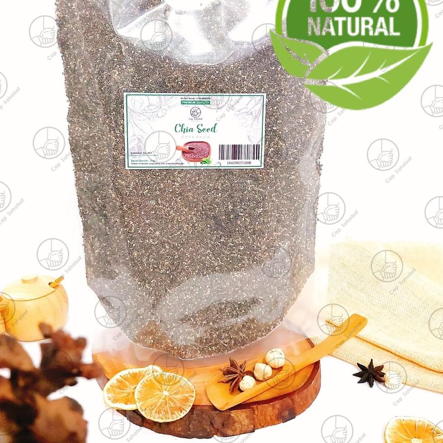 

Sale ⭐ 1Kg Organic Black Chia Seeds / USDA / Organic Chia Seed Mexico / Rempah / JSR 100% PREMIUM QUALITY