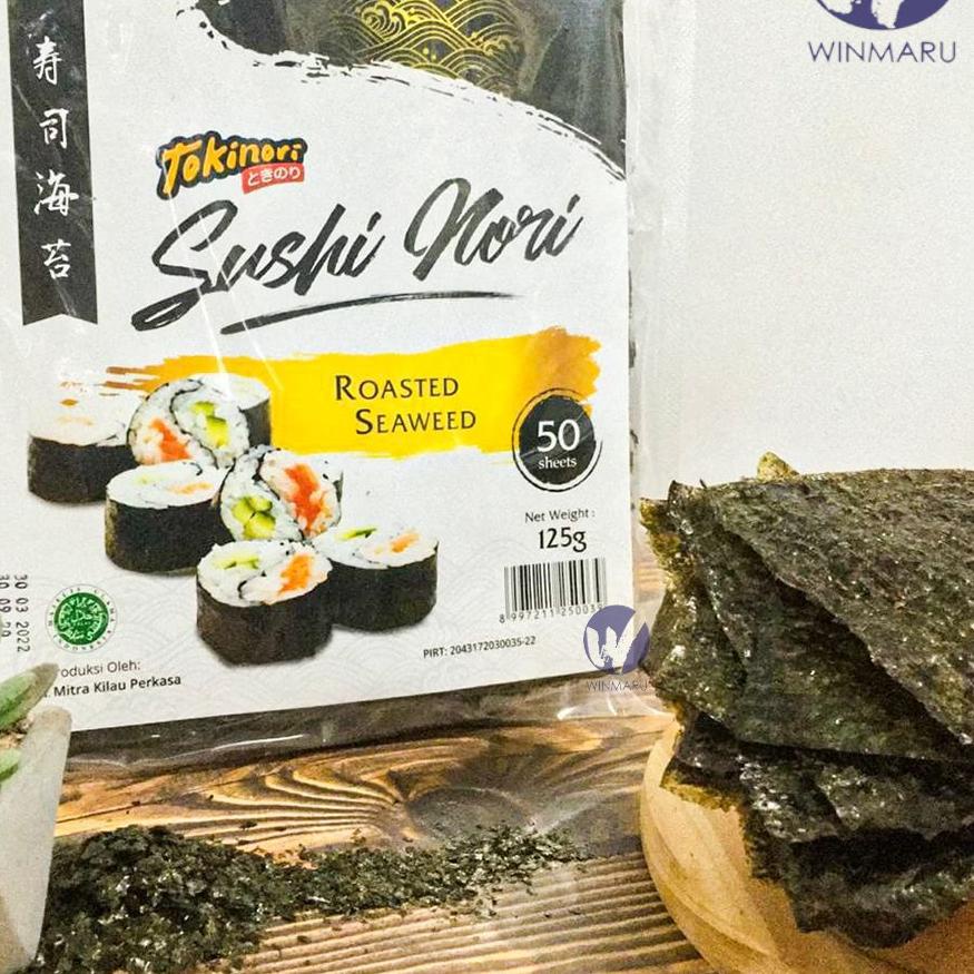 

Discount ⭐ Tokinori Sushi Nori Seaweed Rumput Laut 50 sheets/lembar