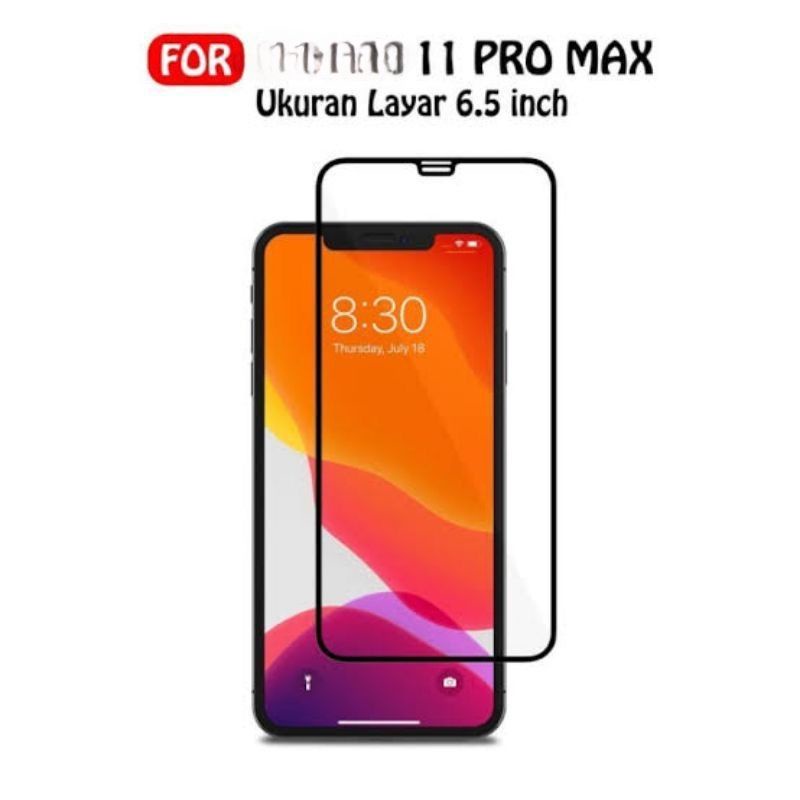 Tempered glass iphone x/xs/11pro full cover premium quality