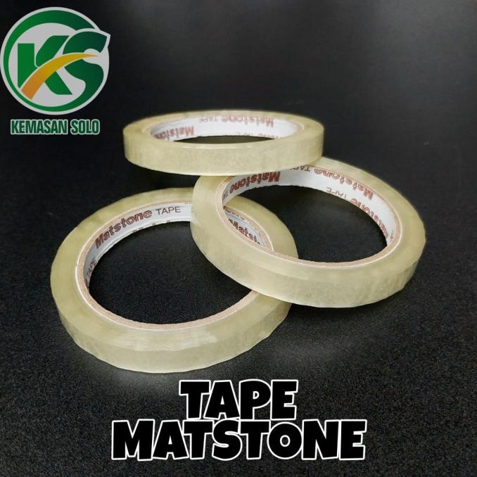 

Open DS] ISOLASI/ SELOTIP BENING 12 MM / 0.5 INCH PANJANG 72 YARD MERK MATSTONE