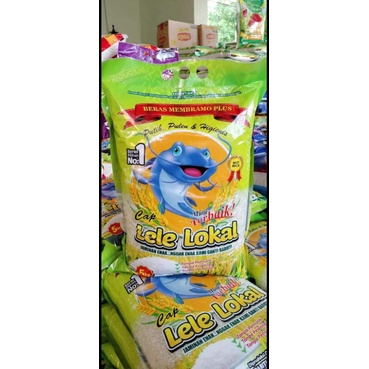 

Beras 5kg Cap Lele Lokal Murah Pulen /beras bramo