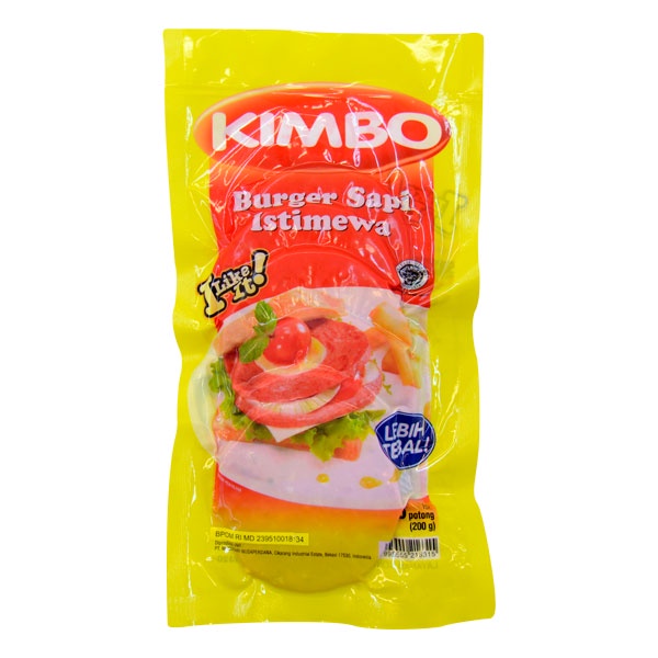 

KIMBO BURGER BEEF 6 PCS