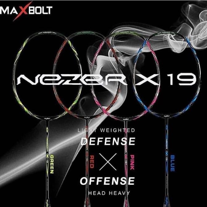 Raket Badminton Maxbolt Nezer x19 Original 2021