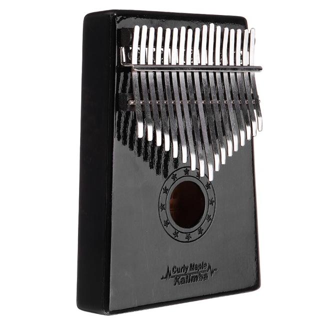 Flash Sale New Gecko Mc-B 17 Keys Kalimba Curly Maple Wood Thumb Piano Finger Termurah