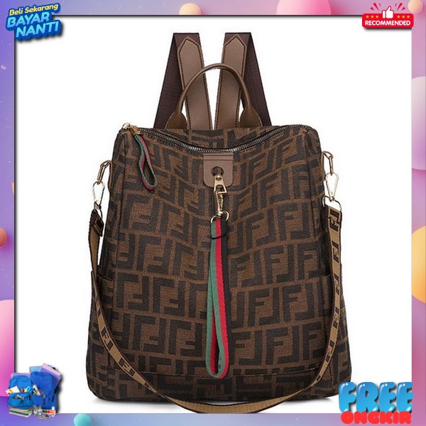 Rsnsel Premium Berkualitas Bagpack Cewek Elegant 2023 Ras Kuliah Skolah Ransel Wanita Import Rensel 