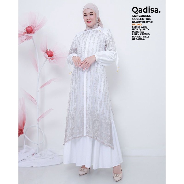 Gamis Dress Wanita Terbaru/Bordir Qadisa by Balimo