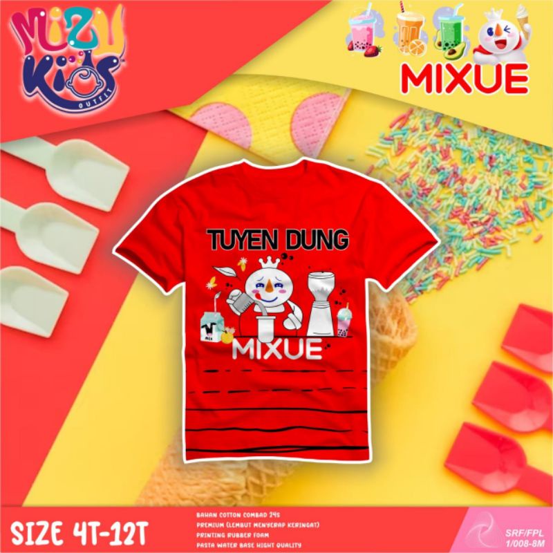 kaos mixue