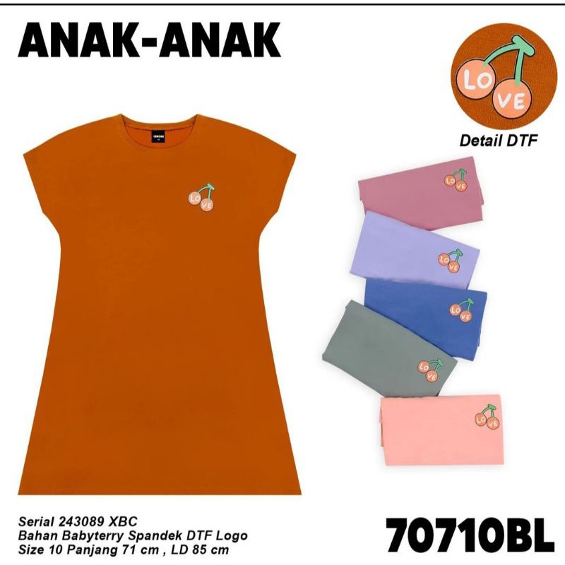 DRESS ANAK LEMONE