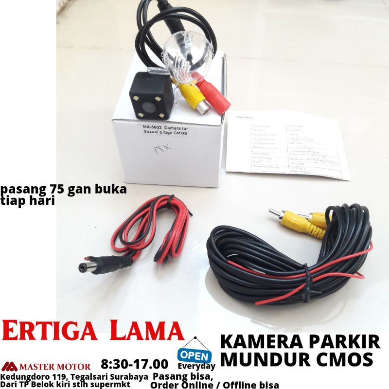 Kamera Parkir Mundur OEM ERTIGA MA-5002 dus putih waterproof Rear Cam Belakang Mobil Rearcam Suzuki 