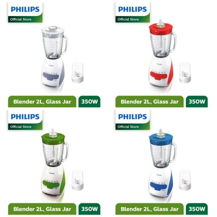 Blender Philips Hr 2116 / Hr2116Kaca / 2 Liter