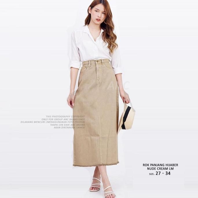 Rok Panjang Kombinasi - Rok Long Hijaber KOMBINASI TERBARU