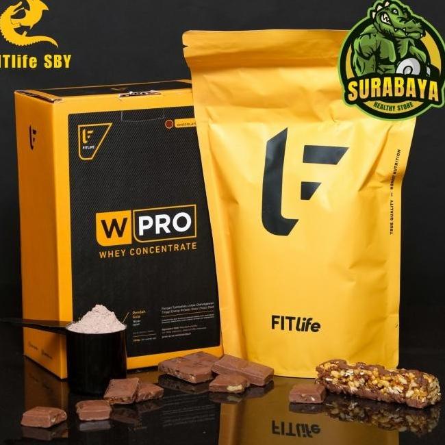WHEY PROTEIN [ASLI ORI] WHEY PROTEIN FITLIFE WPRO W PRO 10 SERVING FIT LIFE 300 GR EL09I09A82L