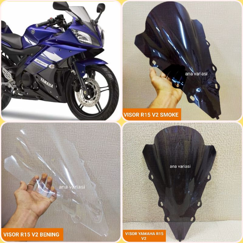 visor R15 v2 visor Yamaha r 15 V2 windshield Yamaha r15 v2 visor motor Yamaha r15 v2 visor yamaha R1