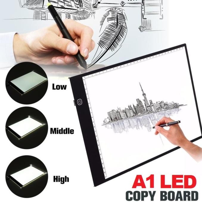 

New Drawing Tracing A1 Board Papan Jipak Led Light Pad Ultra Slim A1 Limited Edition