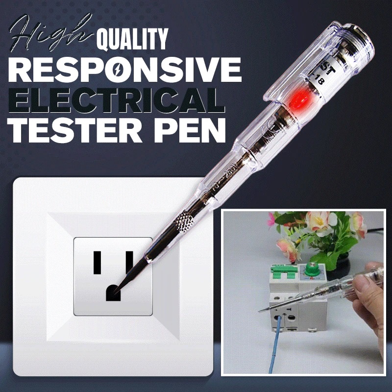 GS8u BSIDE Voltage Test Pen Pendeteksi Aliran Arus Listrik 12-240V BS250 Transparent Or-i