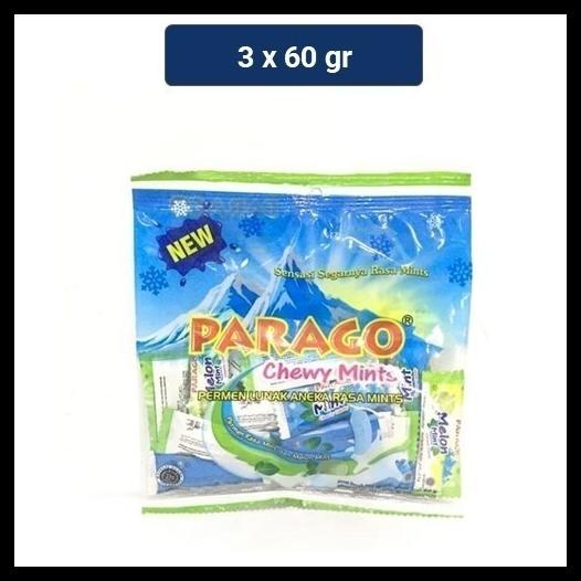 

Kkv Parago Chewy Candy Mints Permen Kenyal Rasa Mint 60Gr