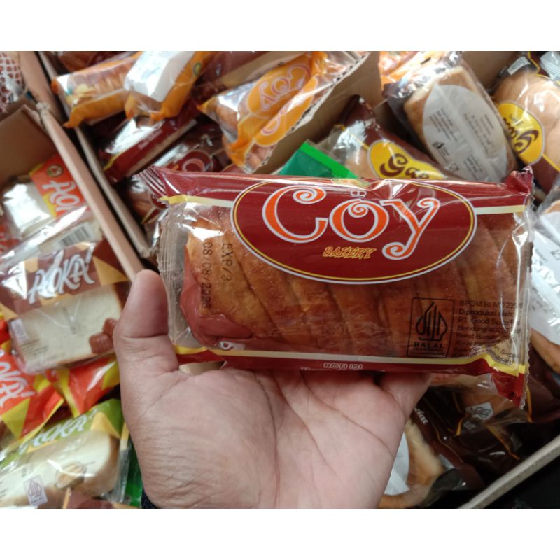 

Roti COY Bakery Cokelat / Susu / Stroberi Lumer 60 Gram