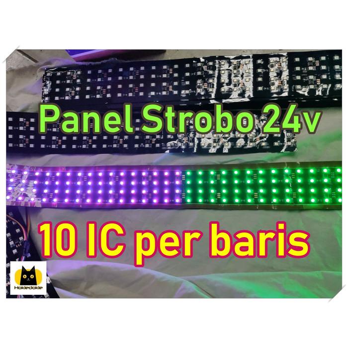 Terlaris Hokie Panel Led Strobo Rgb Bus 24V 4 Baris
